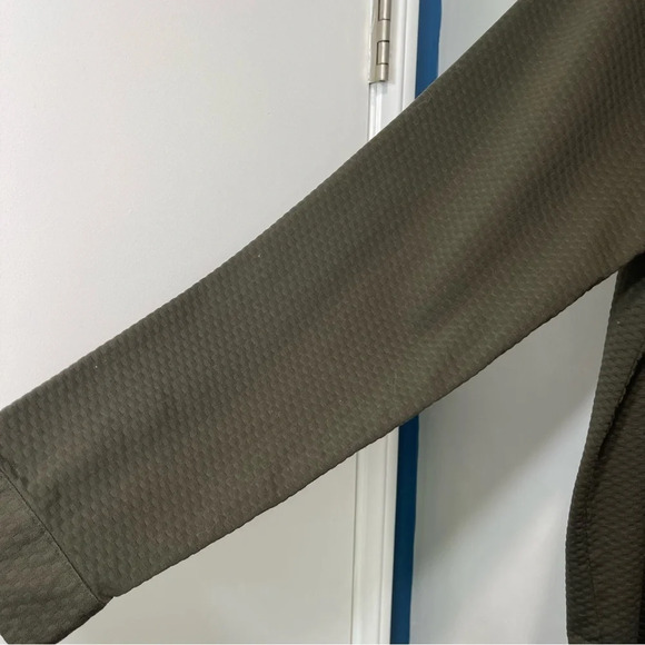 Ted Baker Long Sleeve Green Navy Polo shirt Deluxe size 6 - Picture 3 of 16